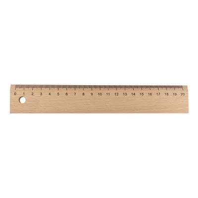 branded Wood Ruler 20cm, from our range of promotional Rulers