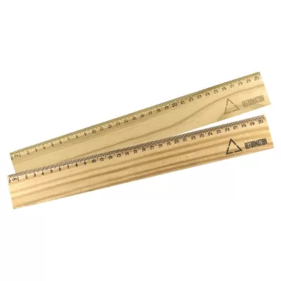 branded Wood Ruler 30cm, from our range of promotional Rulers