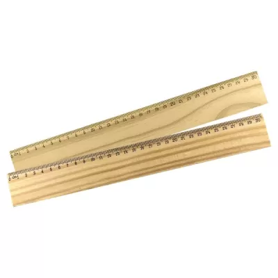 branded Wood Ruler 30cm, from our range of promotional Rulers