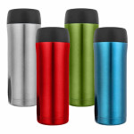 branded JOEmo 380ml, from our range of promotional Reusable Coffee Cups - Metal