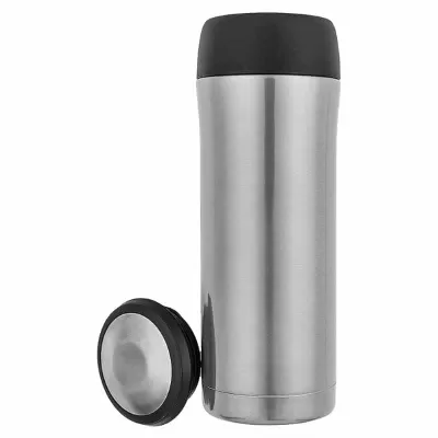 branded JOEmo 380ml, from our range of promotional Reusable Coffee Cups - Metal
