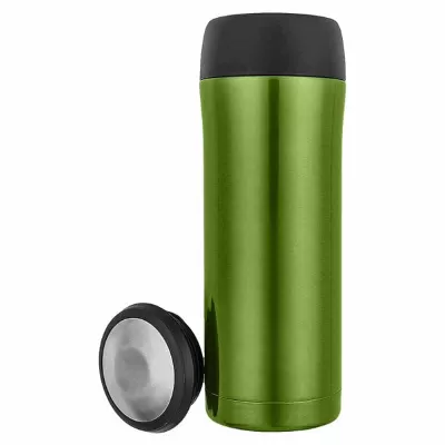 branded JOEmo 380ml, from our range of promotional Reusable Coffee Cups - Metal