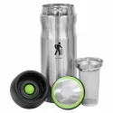 branded TEAmo 414ml, from our range of promotional Reusable Coffee Cups - Metal