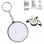 branded Charging Cable Key Ring, from our range of promotional Metal Keyrings