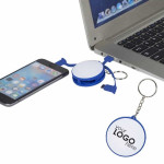 branded Charging Cable Key Ring, from our range of promotional Metal Keyrings