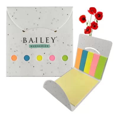 branded Corn Poppy Seed Sticky Note Pad, from our range of promotional Printed Post It Notes