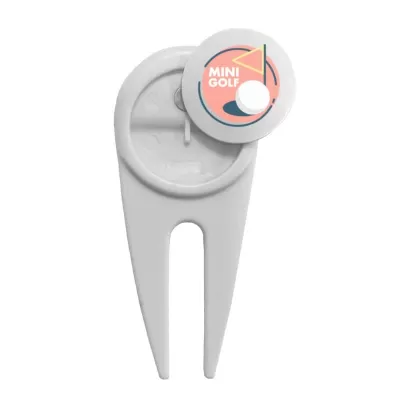 branded Plastic Golf Divot Repairer, from our range of promotional Corporate Golf Accessories
