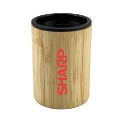 branded Bamboo Pencil Sharpener, from our range of promotional Sharpeners