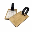 branded Bamboo Luggage Tag, from our range of promotional Luggage Tags