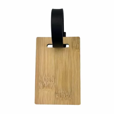 branded Bamboo Luggage Tag, from our range of promotional Luggage Tags