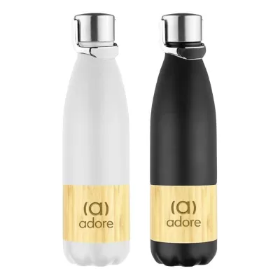 branded Barvalia Vacuum Drink Bottle 450ml, from our range of promotional Drink Bottles - Metal