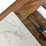Cheese Gift Sets  - Fuzo Marble Cheeseboard &amp; Knife Set