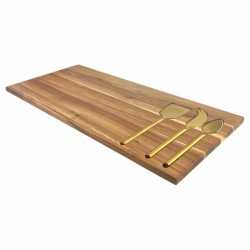 branded Yeto Cheeseboard & Knife Set, from our range of promotional Cheese Gift Sets