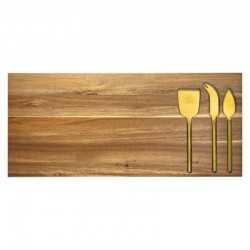 branded Yeto Cheeseboard & Knife Set, from our range of promotional Cheese Gift Sets