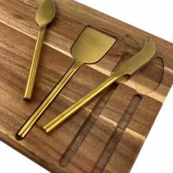 branded Yeto Cheeseboard & Knife Set, from our range of promotional Cheese Gift Sets