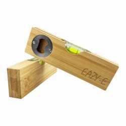 branded Spirt Bamboo Bottle Opener Leveller, from our range of promotional Bottle Openers