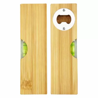 branded Spirt Bamboo Bottle Opener Leveller, from our range of promotional Bottle Openers