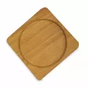 branded Feldberg Wood Coaster, from our range of promotional Coasters