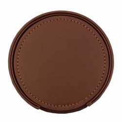 branded Franklin Leather Coaster Set of 6, from our range of promotional Coasters