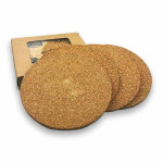 branded Vineyards Cork Coaster Round Set of 4, from our range of promotional Coasters