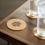 branded Vineyards Cork Coaster-Round, from our range of promotional Coasters