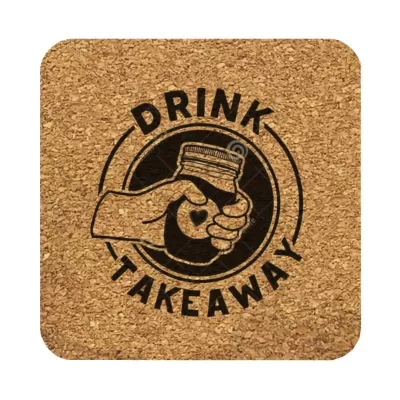 branded Vineyards Cork Coaster-Square, from our range of promotional Coasters