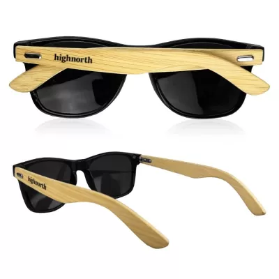 branded Bamboo Raybeam Premium Sunglasses, from our range of promotional Sunglasses