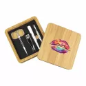 branded Mulla Bamboo Manicure Set, from our range of promotional Manicure Sets