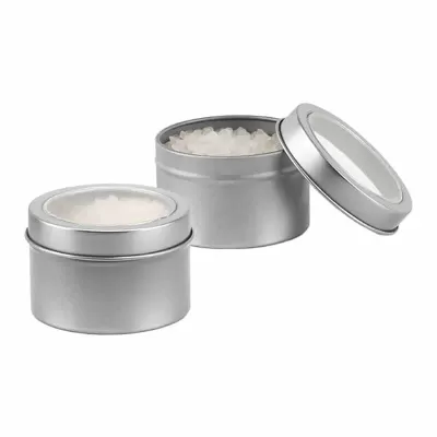 branded Bath Salt Tin, from our range of promotional Personal Products