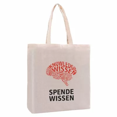 branded Calico Bag with Gusset, from our range of promotional Cotton & Calico Tote Bags