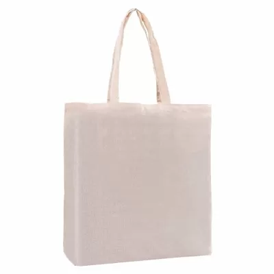 branded Calico Bag with Gusset, from our range of promotional Cotton & Calico Tote Bags