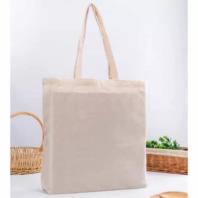branded Calico Bag with Gusset, from our range of promotional Cotton & Calico Tote Bags