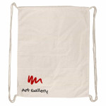 Cotton &amp; Calico Tote Bags - Calico Library Bag - Drawstrings