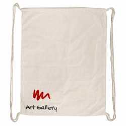Cotton & Calico Tote Bags - Calico Library Bag - Drawstrings