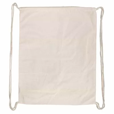 branded Calico Library Bag - Drawstrings, from our range of promotional Cotton & Calico Tote Bags