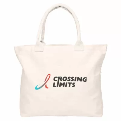 branded Calico Shopper no Gusset, from our range of promotional Cotton & Calico Tote Bags