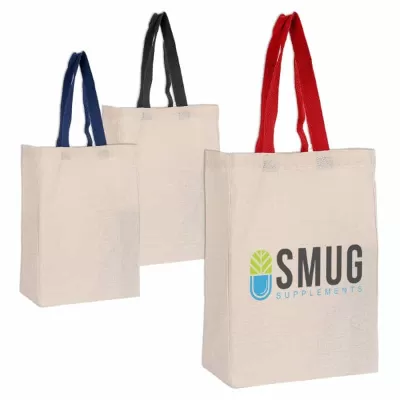 branded Calico Trade Show Bag, from our range of promotional Cotton & Calico Tote Bags