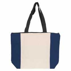 Cotton & Calico Tote Bags - Calico Zip Shopper