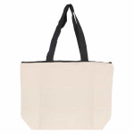 Cotton &amp; Calico Tote Bags  - Calico Zip Shopper