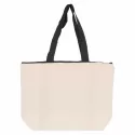 branded Calico Zip Shopper, from our range of promotional Cotton &amp; Calico Tote Bags