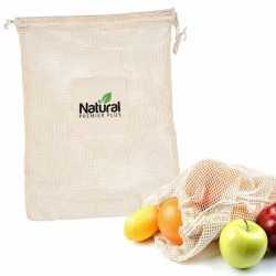 branded Cuban Cotton Mesh Produce Bag, from our range of promotional Cotton & Calico Tote Bags