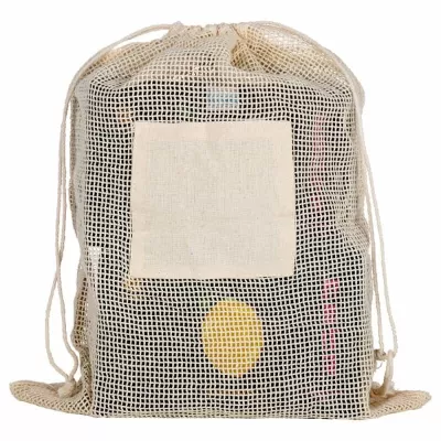 branded Cuban Cotton Mesh Produce Bag, from our range of promotional Cotton & Calico Tote Bags