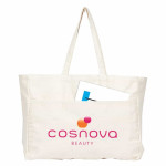 branded Delton Canvas Large Shopper, from our range of promotional Cotton &amp; Calico Tote Bags