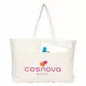 branded Delton Canvas Large Shopper, from our range of promotional Cotton &amp; Calico Tote Bags