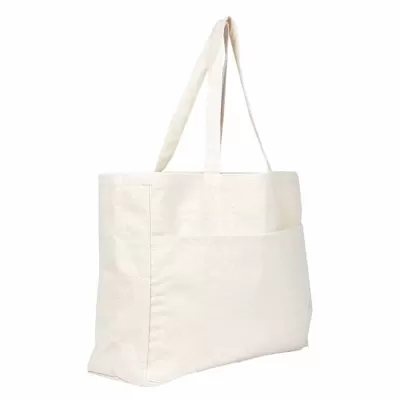 branded Delton Canvas Large Shopper, from our range of promotional Cotton & Calico Tote Bags