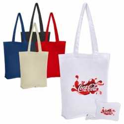 branded Foldable Calico Bag, from our range of promotional Cotton & Calico Tote Bags