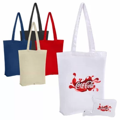 branded Foldable Calico Bag, from our range of promotional Cotton & Calico Tote Bags