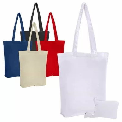 branded Foldable Calico Bag, from our range of promotional Cotton & Calico Tote Bags