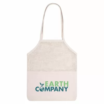 branded Jamaica Mesh Calico Tote Bag, from our range of promotional Cotton & Calico Tote Bags