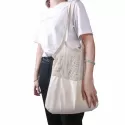 branded Jamaica Mesh Calico Tote Bag, from our range of promotional Cotton &amp; Calico Tote Bags